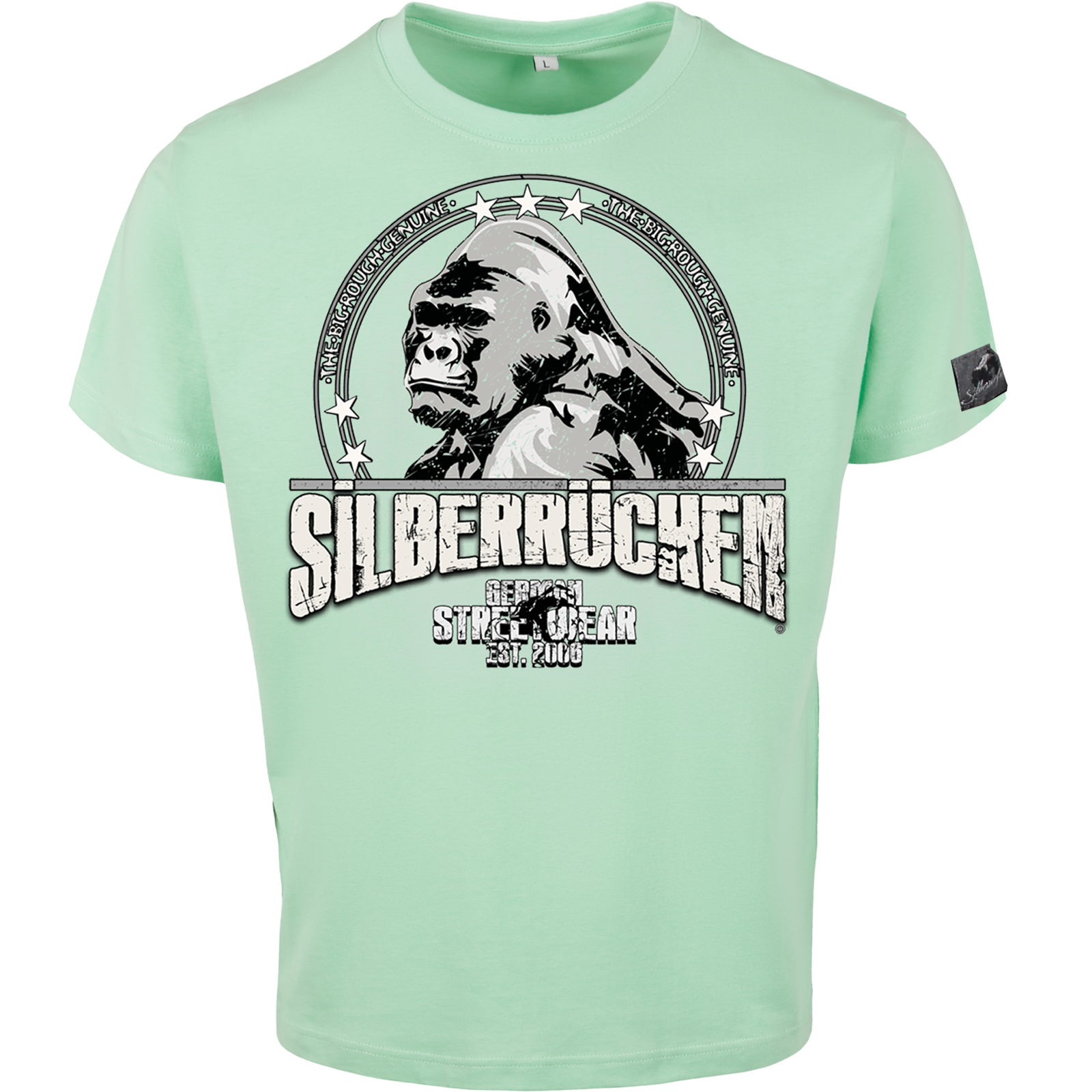 Herren T-Shirt ( Silberrücken SR163 Grundmotiv )