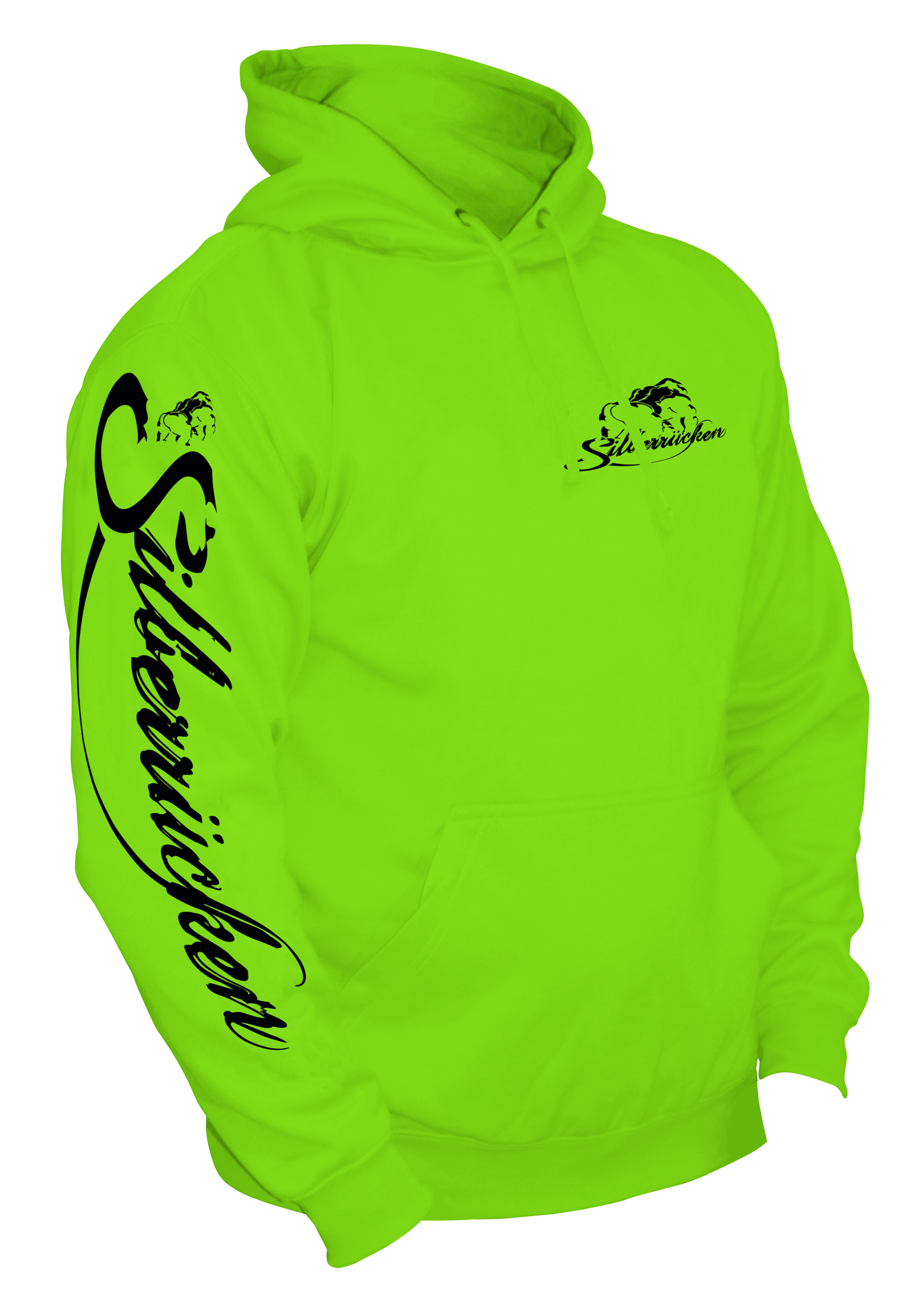 Neon Hoodie ( SR101N Silberrücken Grundmotiv )