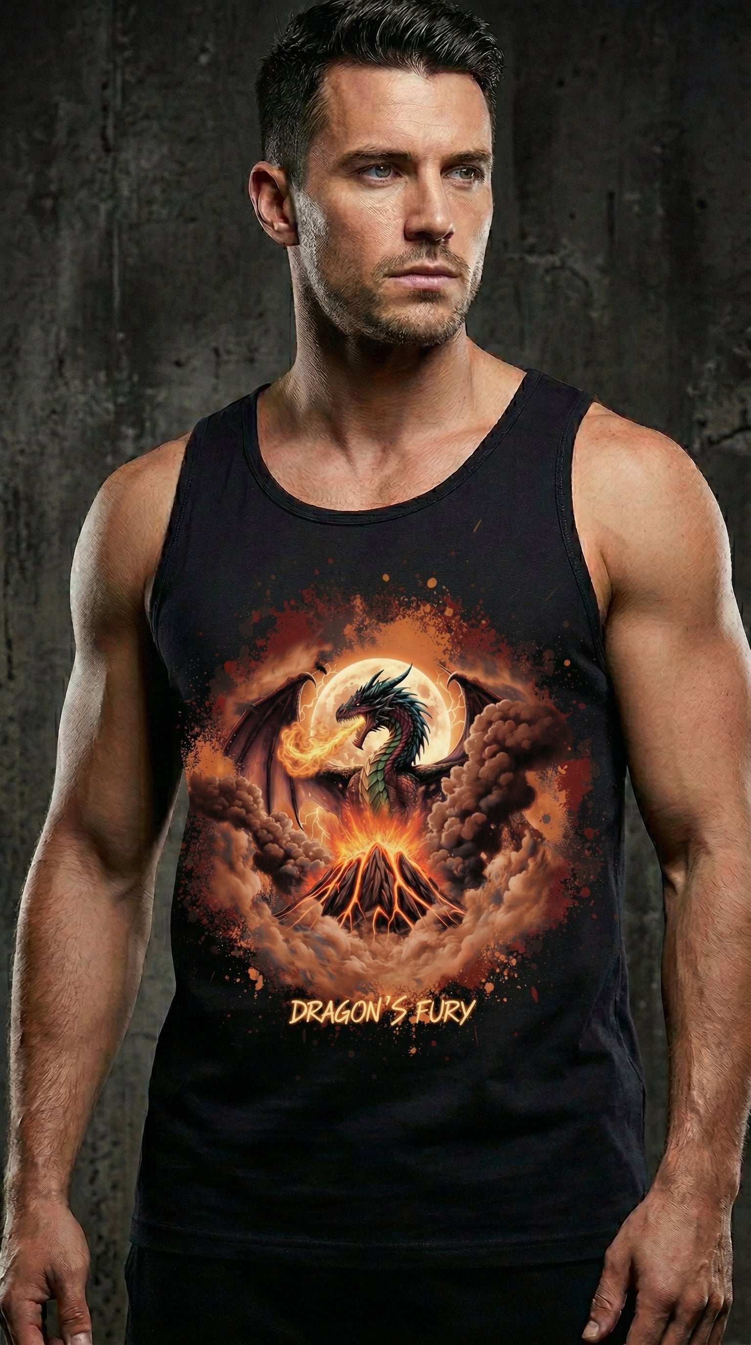 Premium Muscle-Shirt ( Steadfast Darkside SFDS13 Dragons Fury )