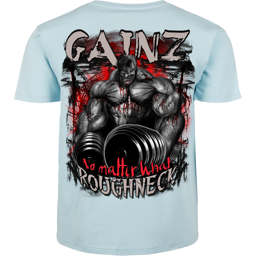 T-Shirt ( MR52 Roughneck Gainz) Rückendruck
