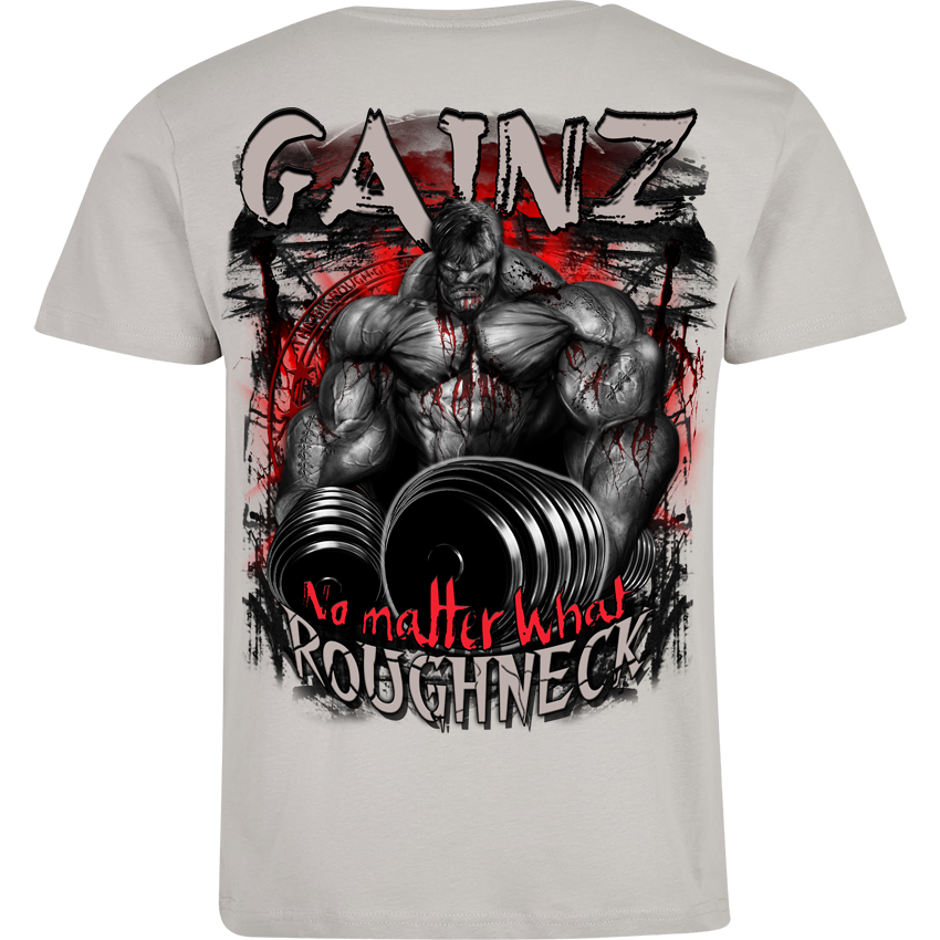 T-Shirt ( MR52 Roughneck Gainz) Rückendruck