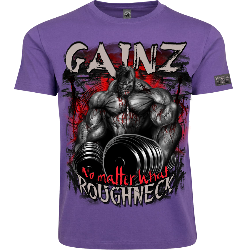 T-Shirt ( MR52 Roughneck Gainz) Frontdruck