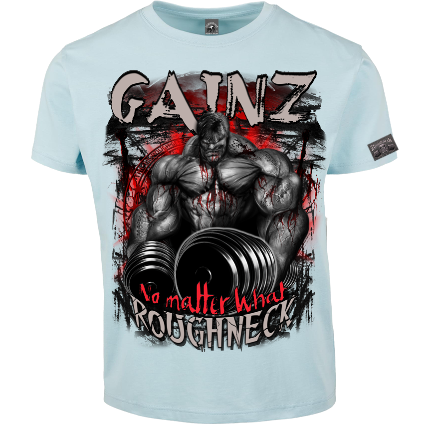 T-Shirt ( MR52 Roughneck Gainz) Frontdruck