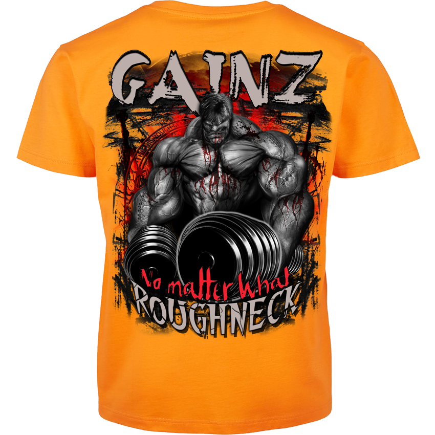 T-Shirt ( MR52 Roughneck Gainz) Rückendruck