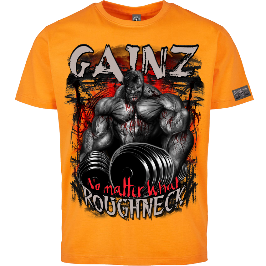 T-Shirt ( MR52 Roughneck Gainz) Frontdruck