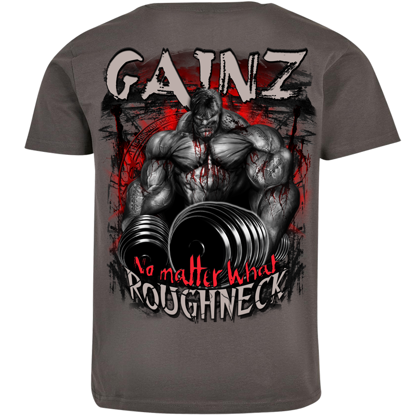 T-Shirt ( MR52 Roughneck Gainz) Rückendruck