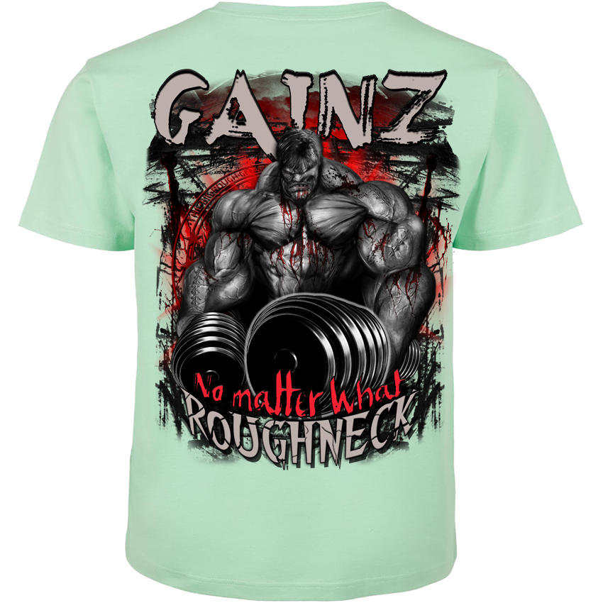 T-Shirt ( MR52 Roughneck Gainz) Rückendruck