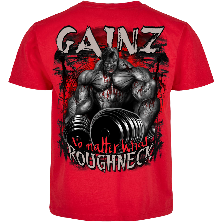 T-Shirt ( MR52 Roughneck Gainz) Rückendruck
