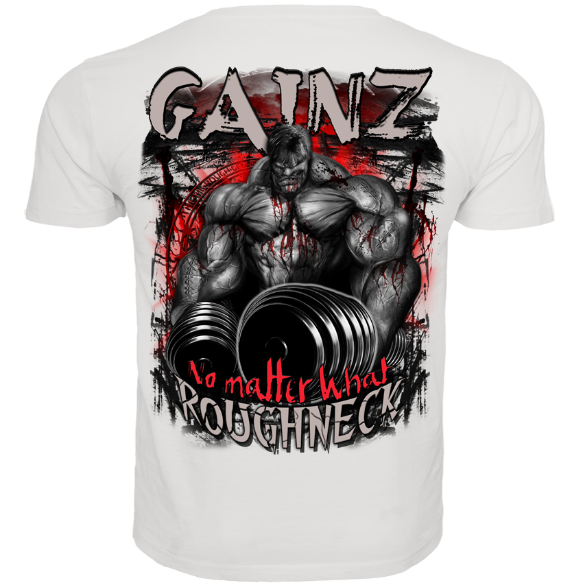 T-Shirt ( MR52 Roughneck Gainz) Rückendruck