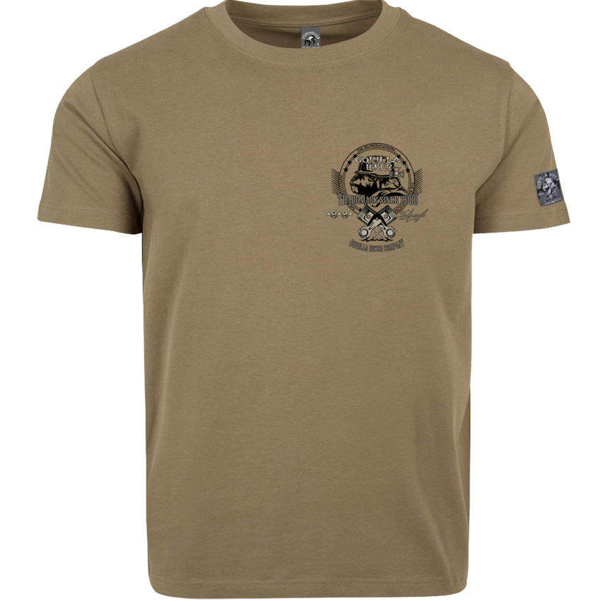 T-Shirt ( GB77 Gorilla Biker Trouble ) Backprint
