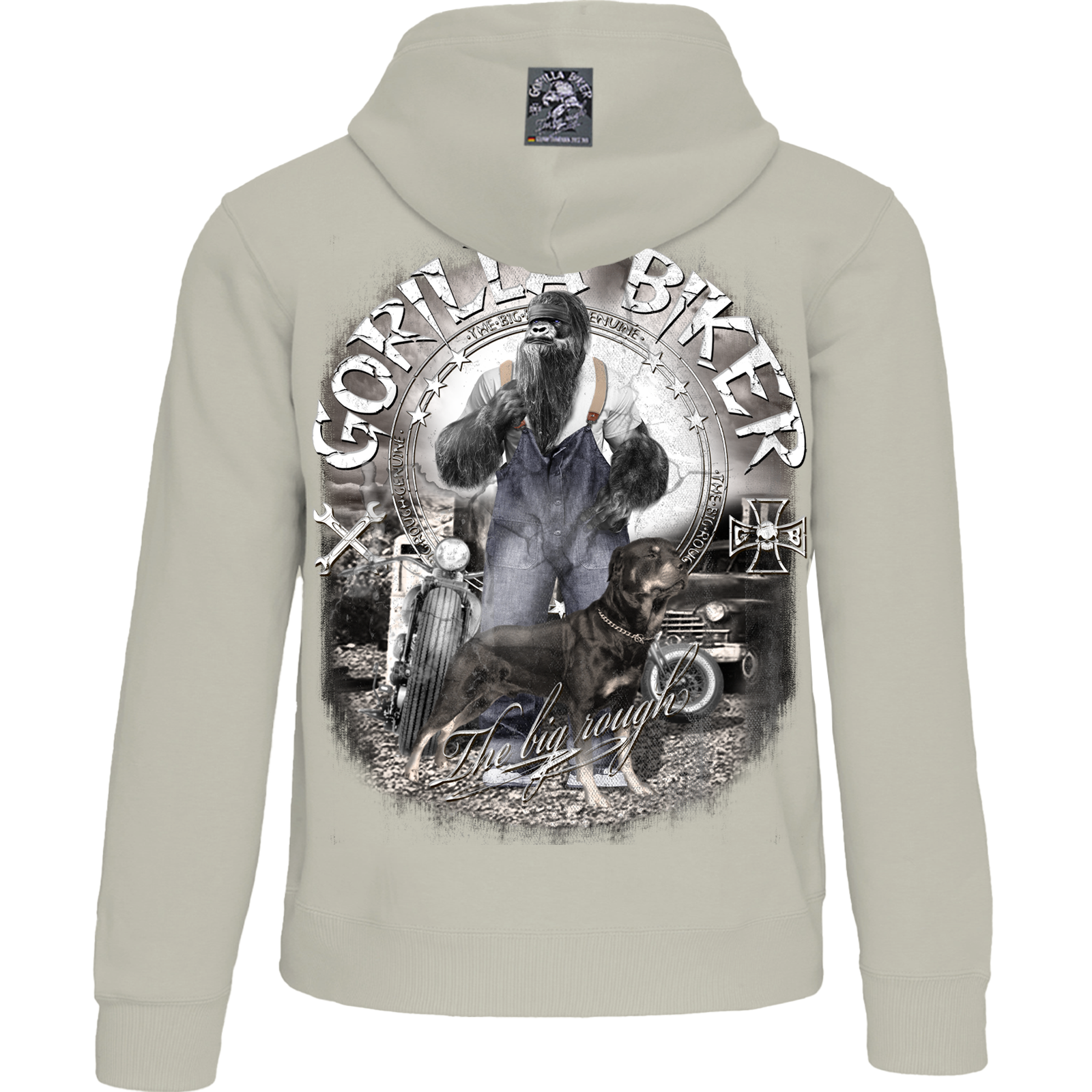 Herren Premium Hoodie ( GB80B Gorilla Biker Old Boy Dan )