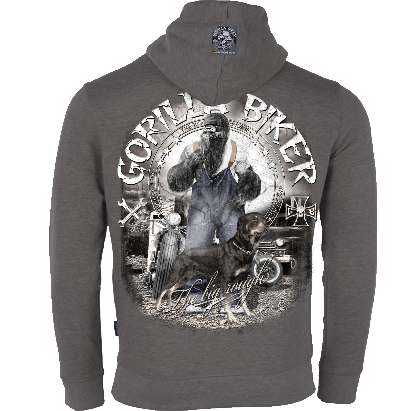 Herren Premium Hoodie ( GB80B Gorilla Biker Old Boy Dan )