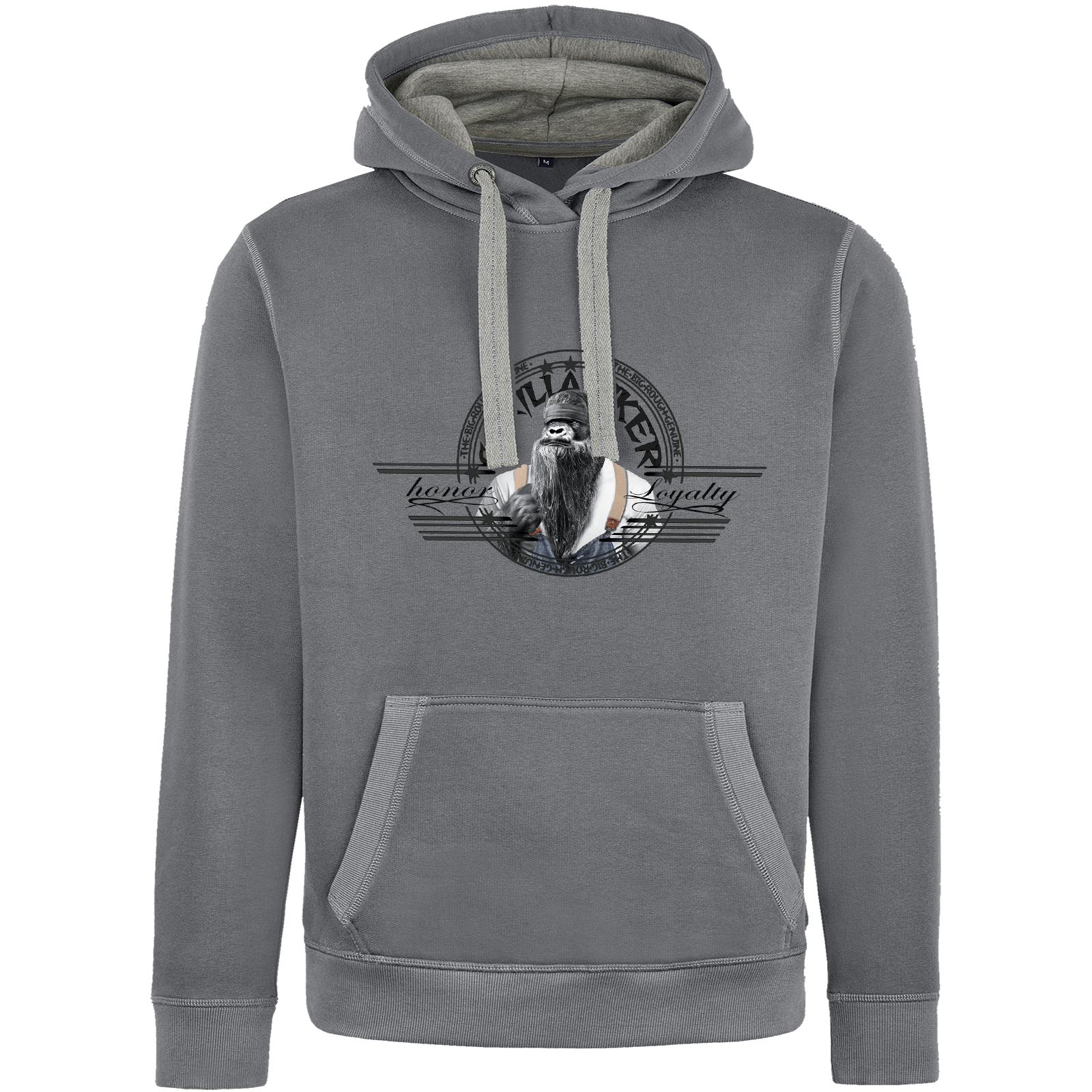 Herren Premium Hoodie ( GB80B Gorilla Biker Old Boy Dan )