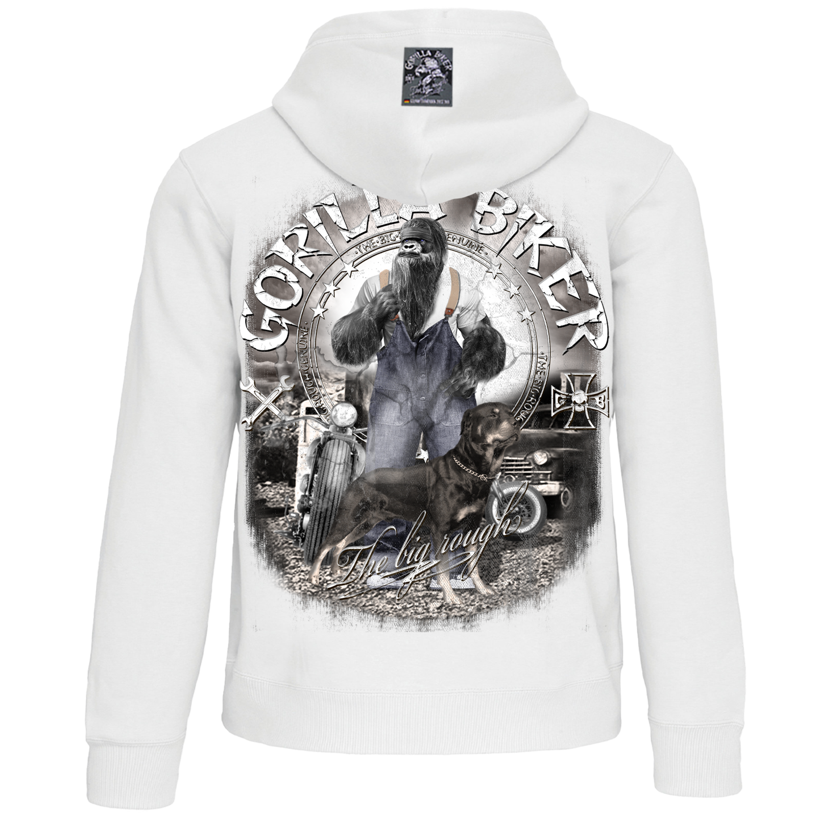 Herren Premium Hoodie ( GB80B Gorilla Biker Old Boy Dan )