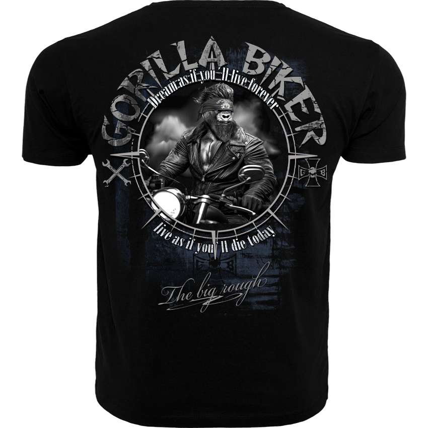 T-Shirt ( Rückendruck GB82 Gorilla Biker Live today )