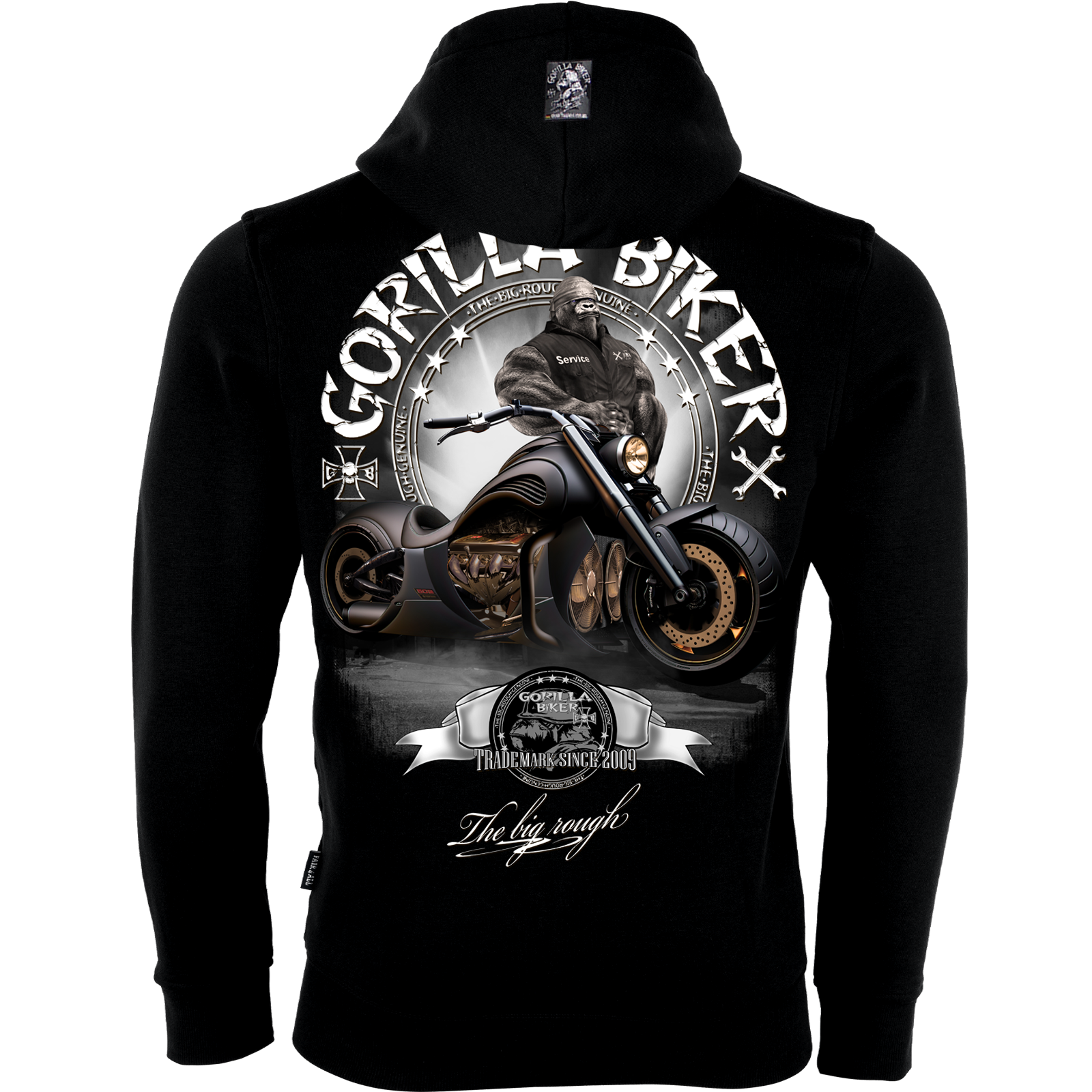 Herren Premium Kapuzenjacke ( Gorilla Biker GB84 Gorilla Hoss  )