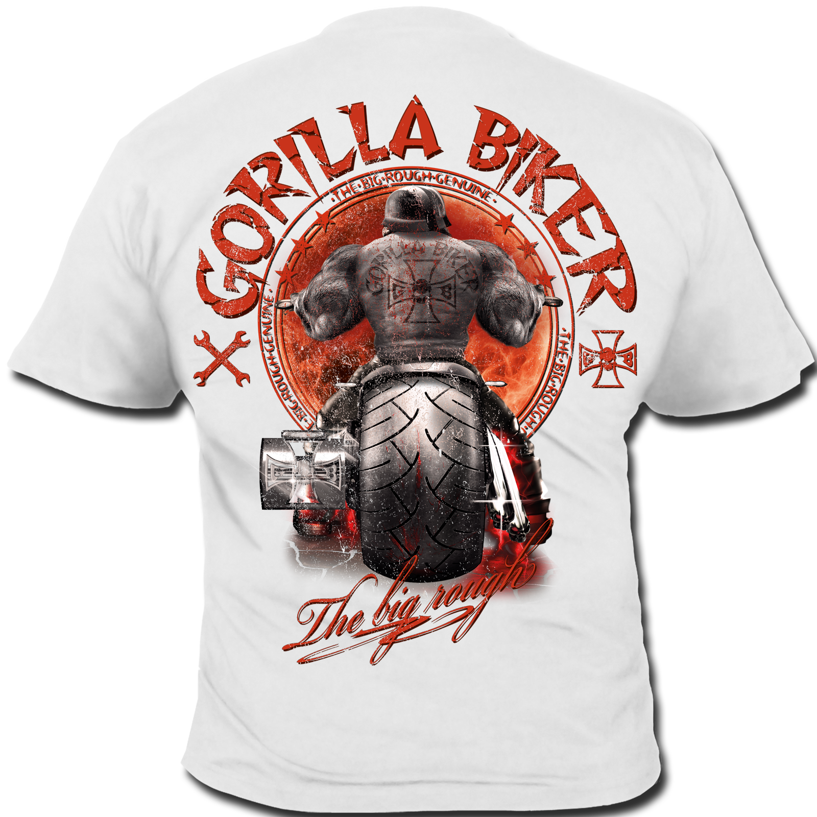 Limited Sonderdruck 2025 T-Shirt ( Gorilla Biker GB87 Santa Rider  )