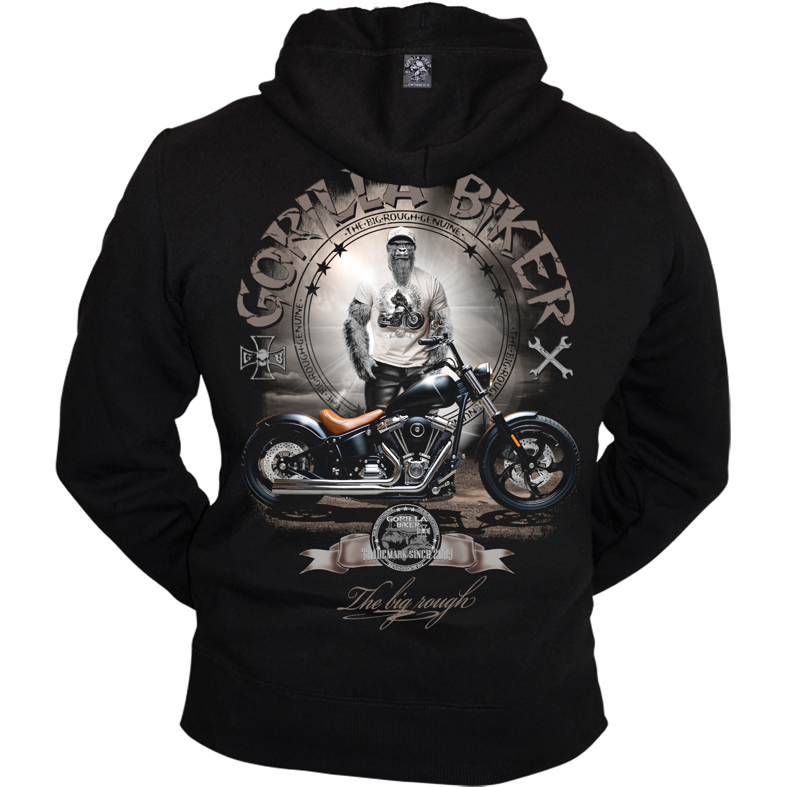 Herren Premium Kapuzenjacke ( Gorilla Biker GB91 sporty )