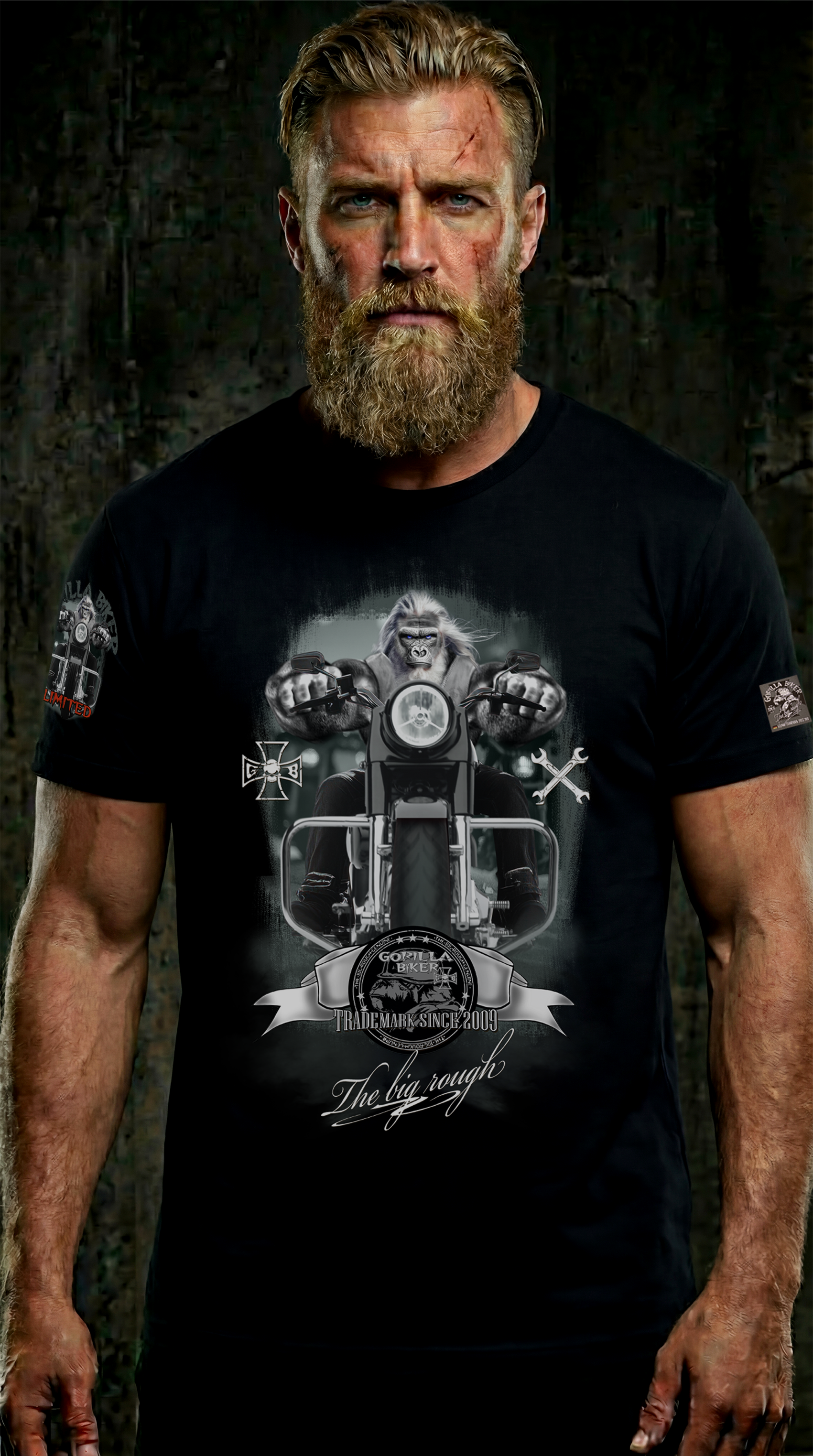 Limited Edition Herren T-Shirt 2026( Gorilla Biker GBL2026 )