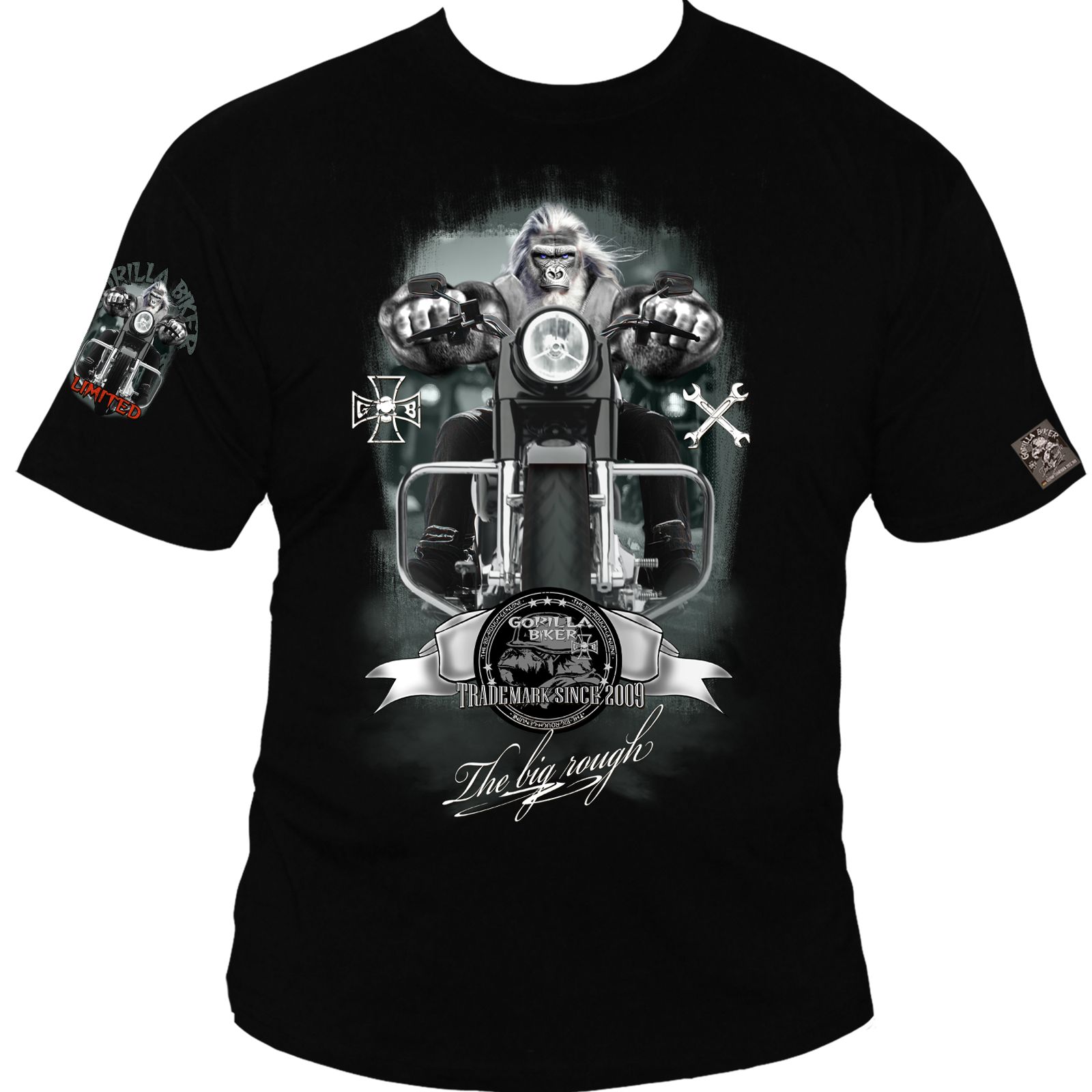 Limited Edition Herren T-Shirt 2026( Gorilla Biker GBL2026 )