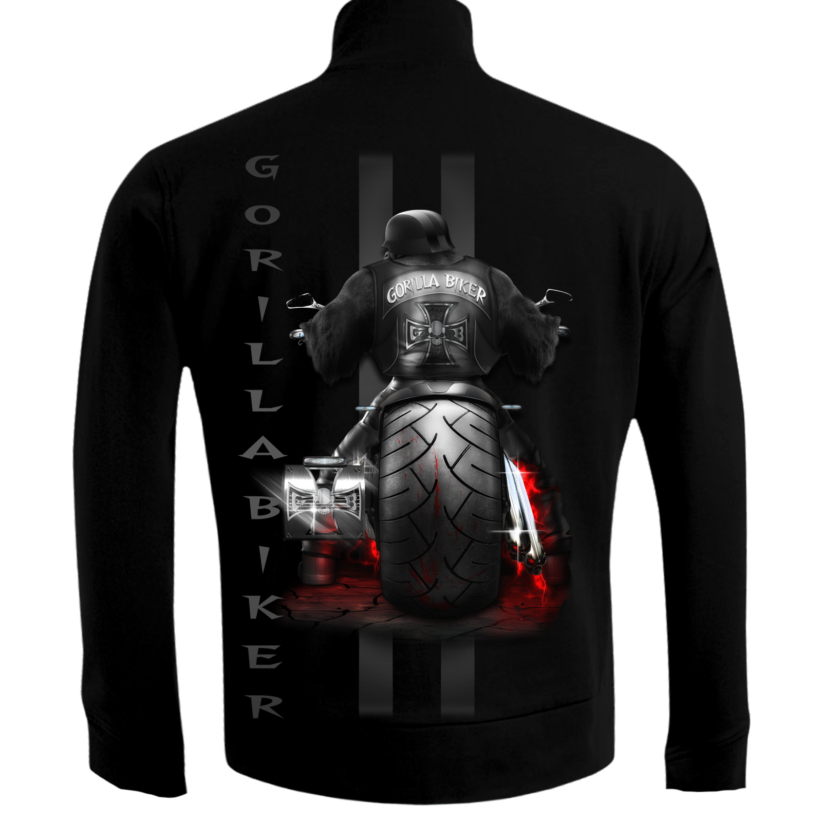 Herren Trainingsjacke ( GBR1 Gorilla Biker )