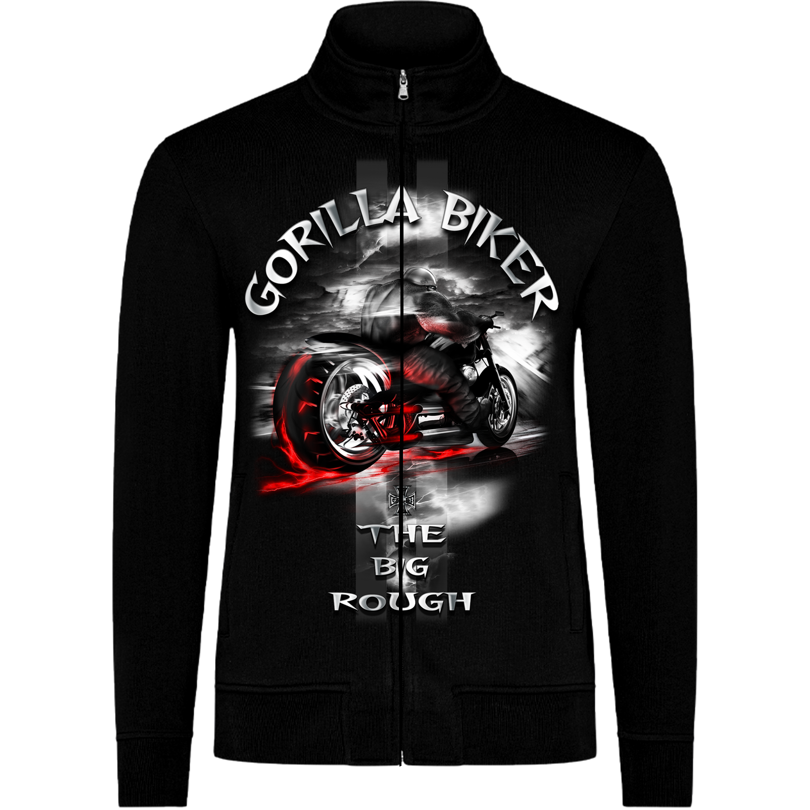 Herren Trainingsjacke ( GBR3 Gorilla Biker )