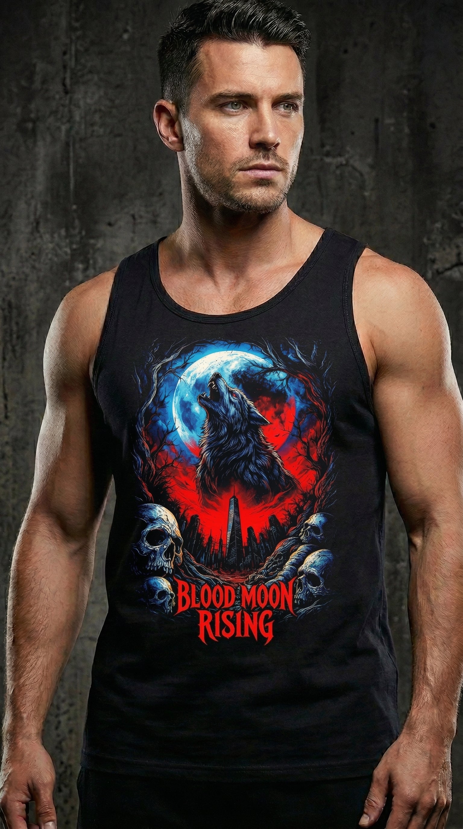 Premium Muscle-Shirt ( Steadfast Darkside SFDS3 Blood Moon )