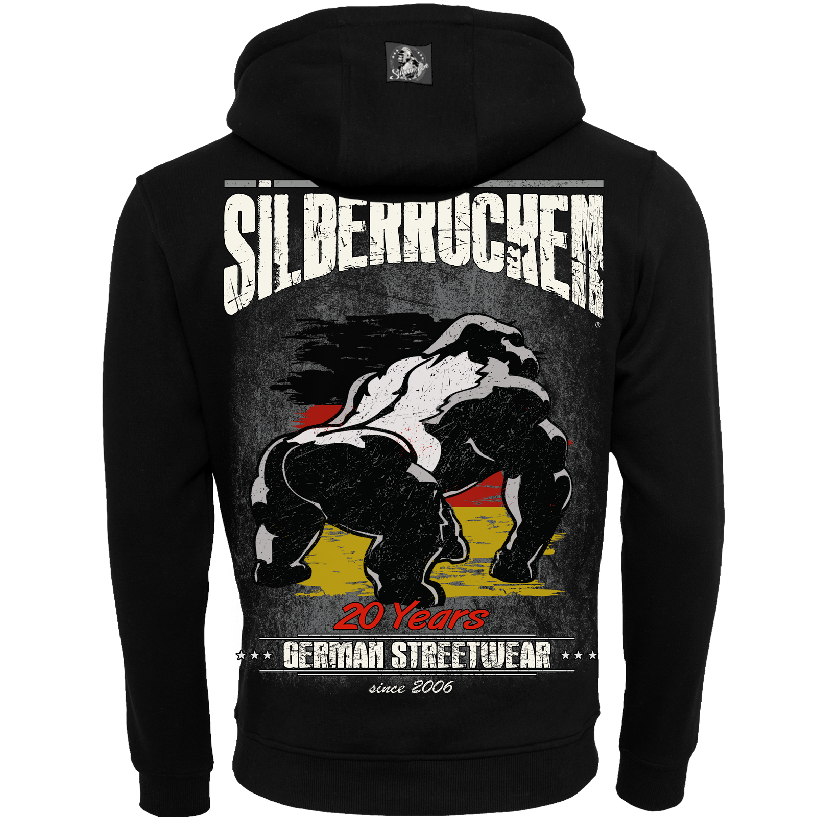 Limited Edition Premium Kapuzenjacke ( Silberrücken SR20Y 20 Jahre Jubiläum )