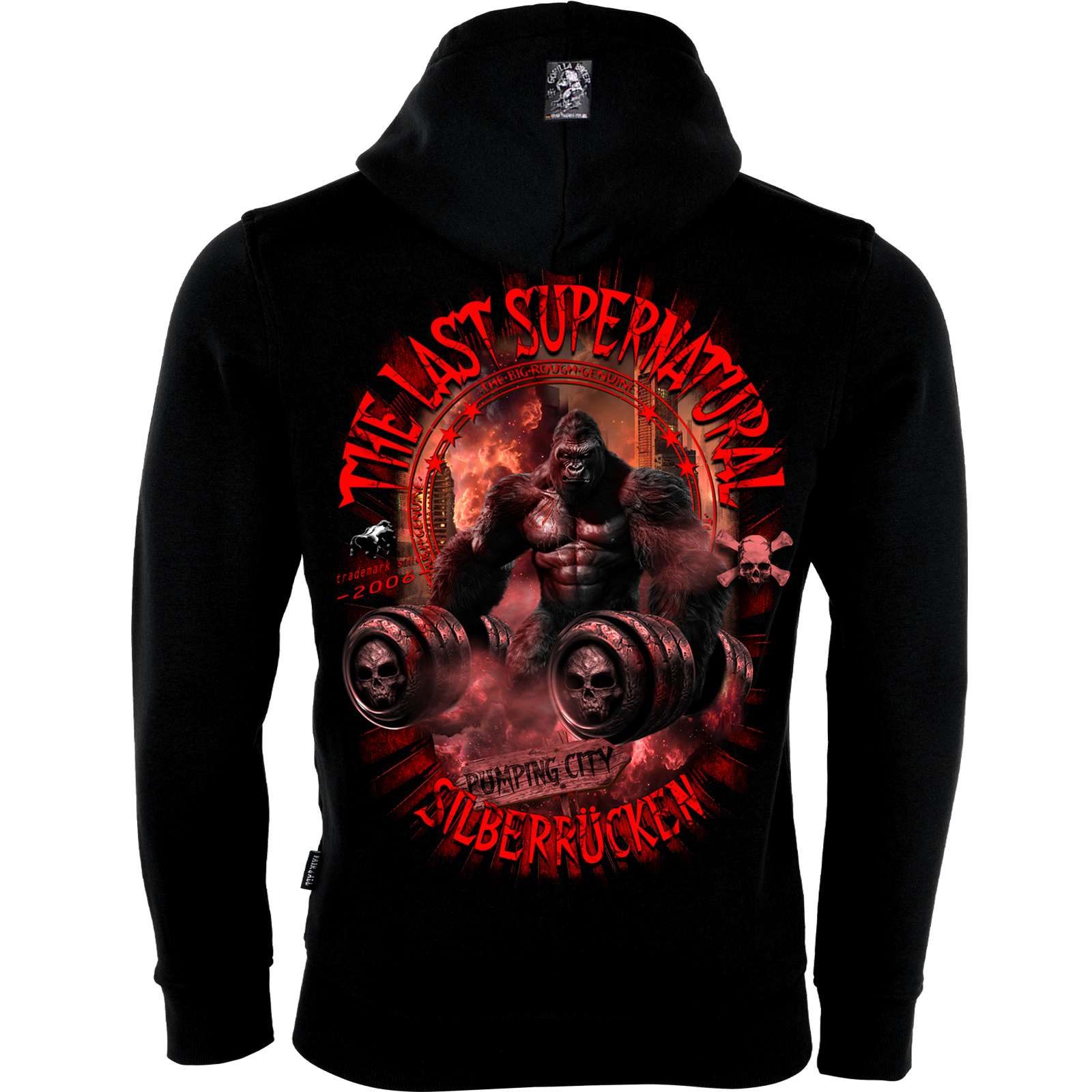Herren Premium Kapuzenjacke ( Silberrücken SRLS2 )