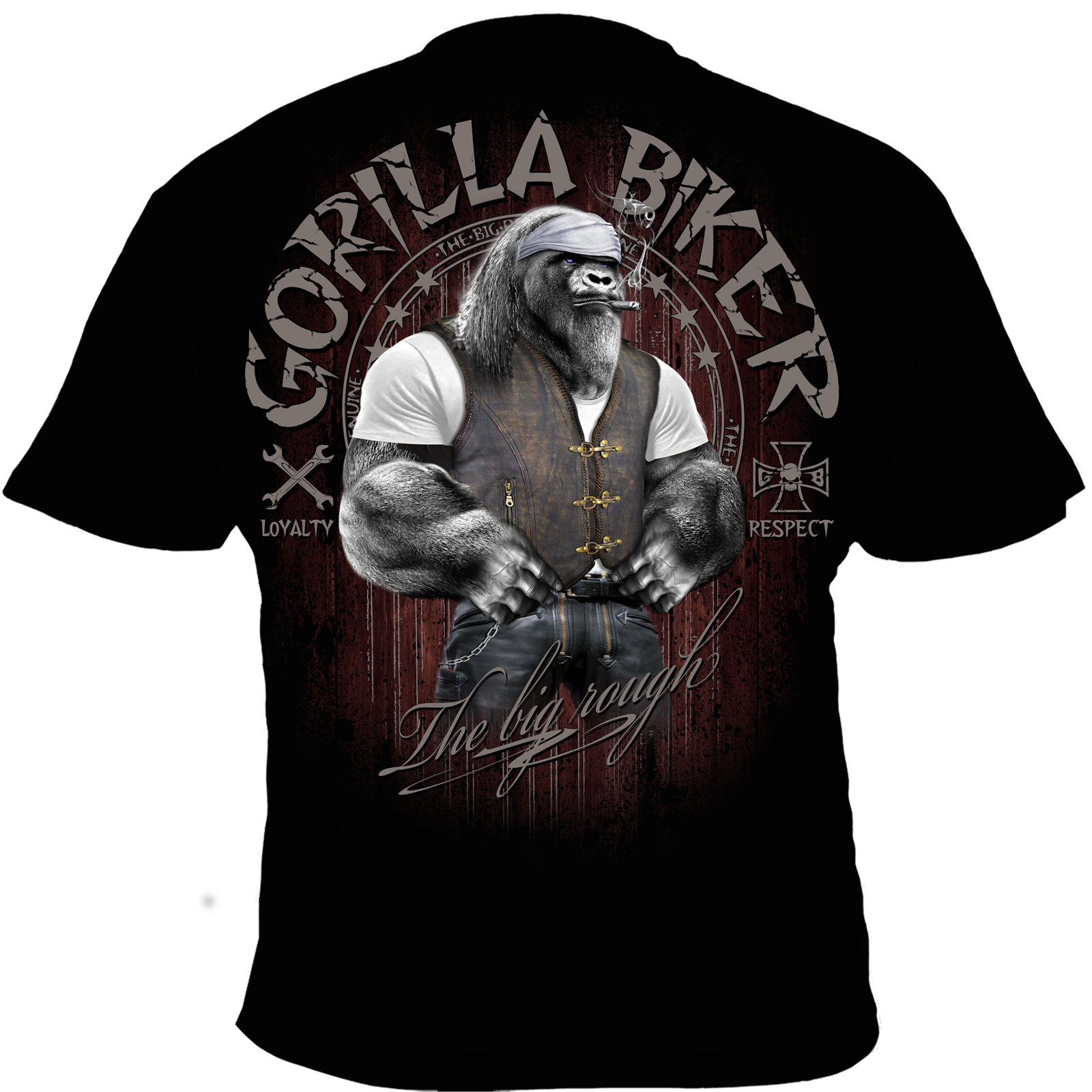 T-Shirt ( GB68N Gorilla Biker Keep Cool )