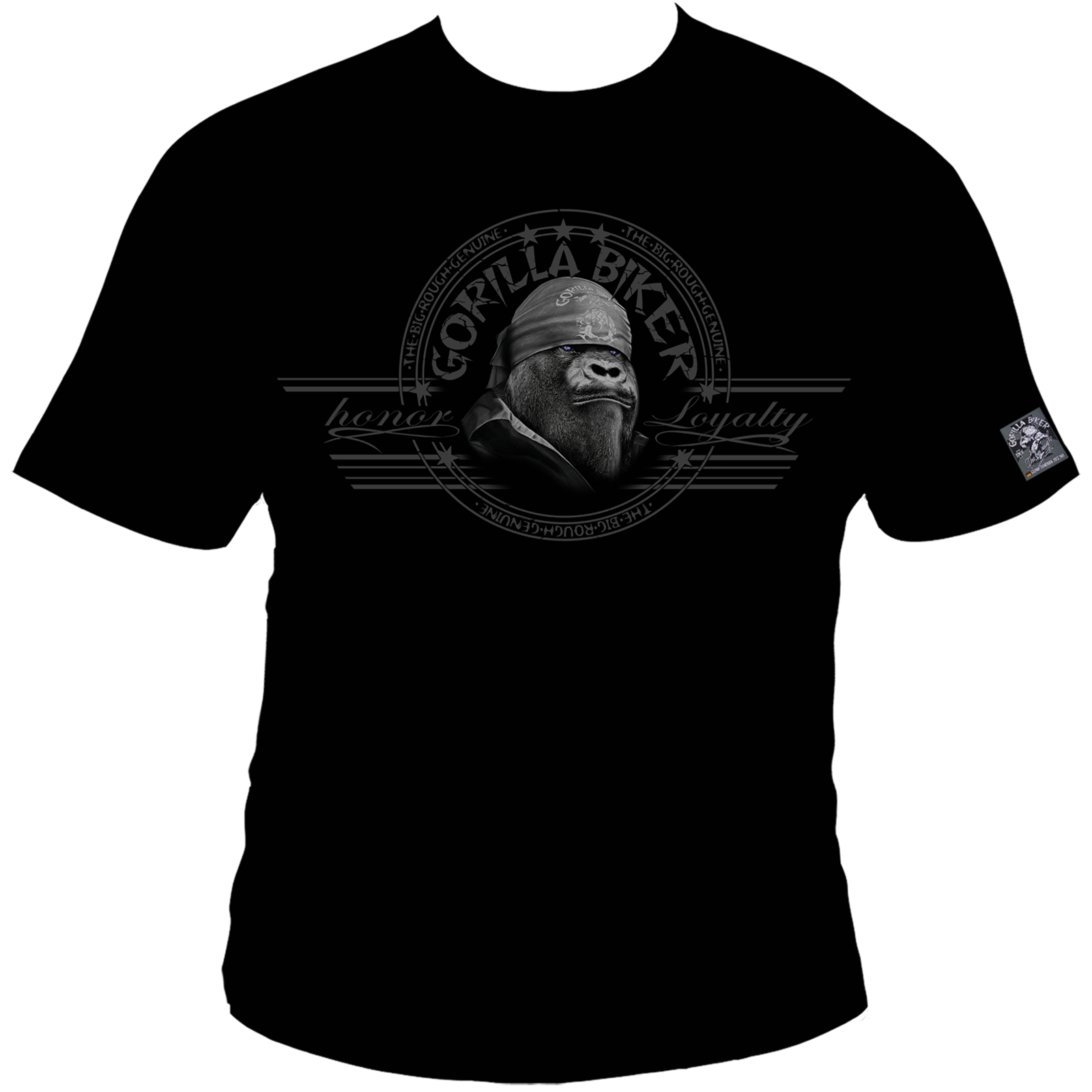 T-Shirt ( GB74R Gorilla Biker Bad Bagger )