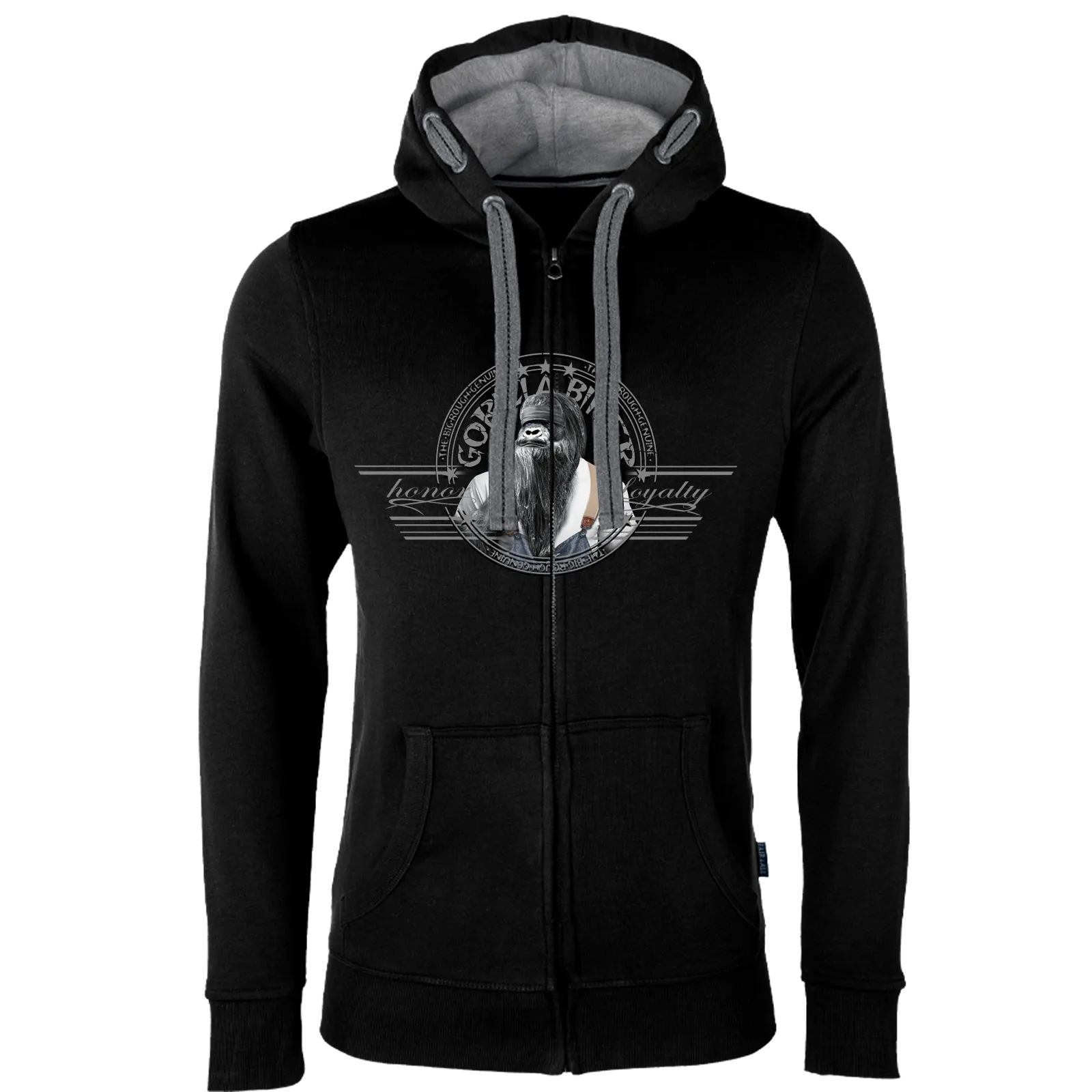 Herren Premium Kapuzenjacke ( Gorilla Biker GB80B Old Boy Dan )