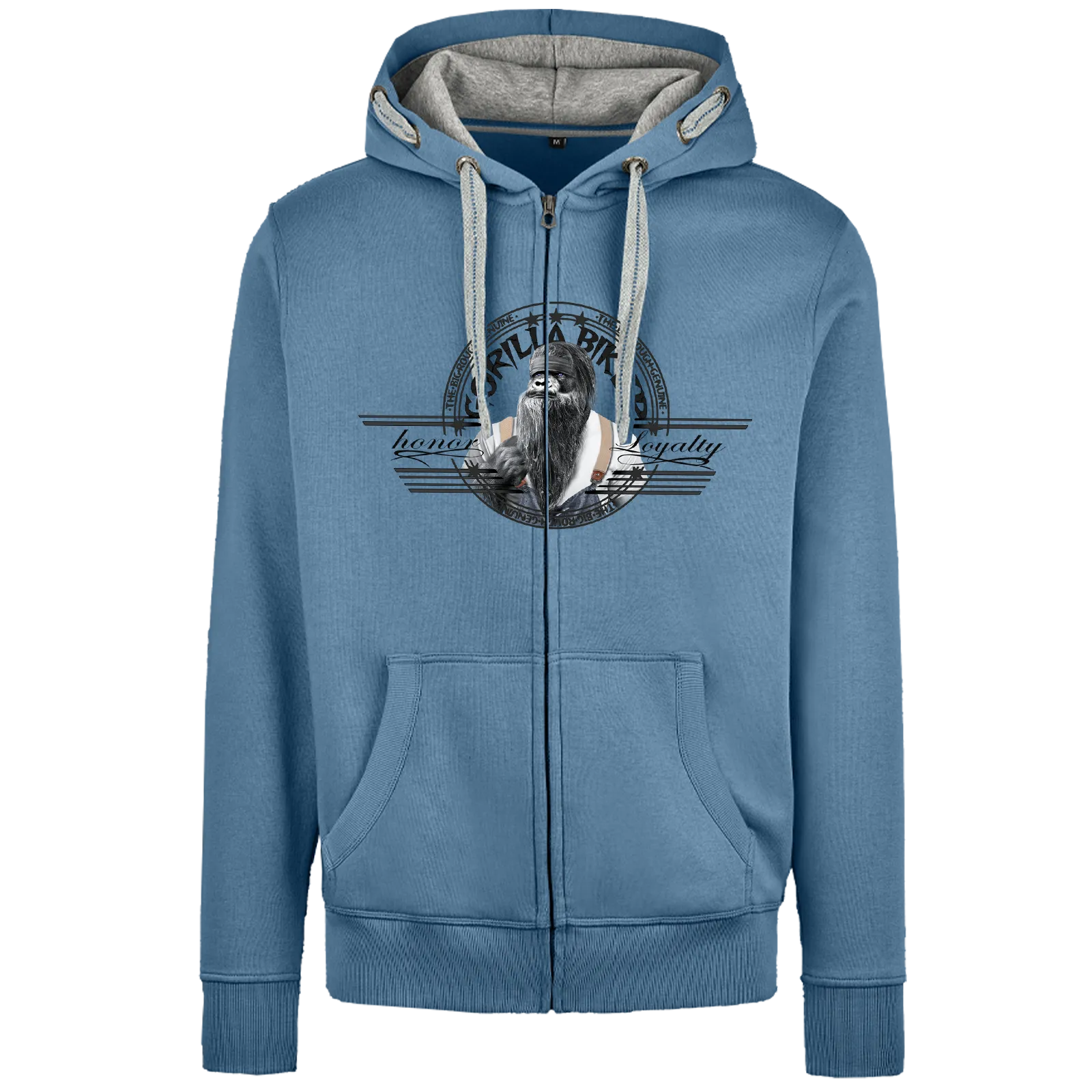 Herren Premium Kapuzenjacke ( Gorilla Biker GB80B Old Boy Dan )