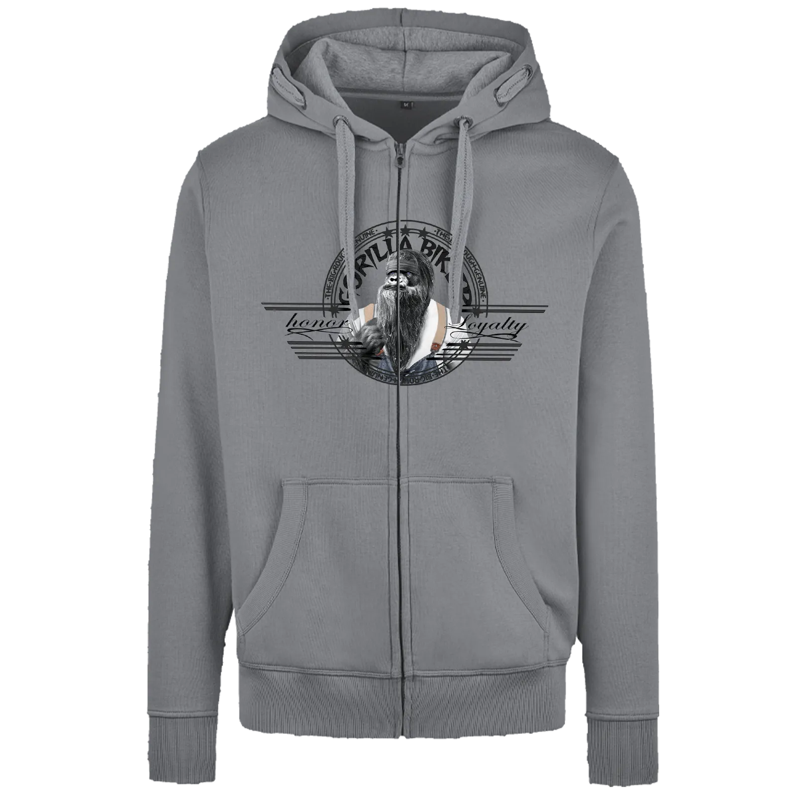 Herren Premium Kapuzenjacke ( Gorilla Biker GB80B Old Boy Dan )