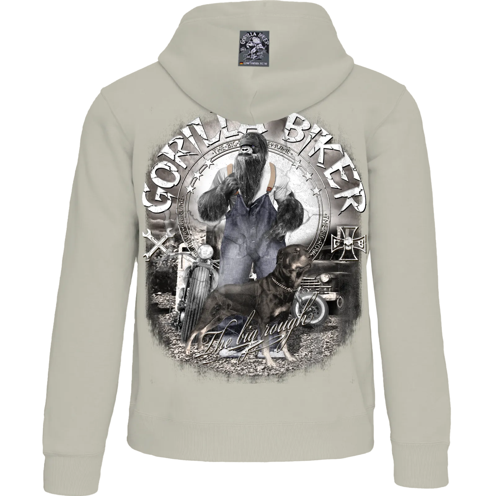 Herren Premium Kapuzenjacke ( Gorilla Biker GB80B Old Boy Dan )