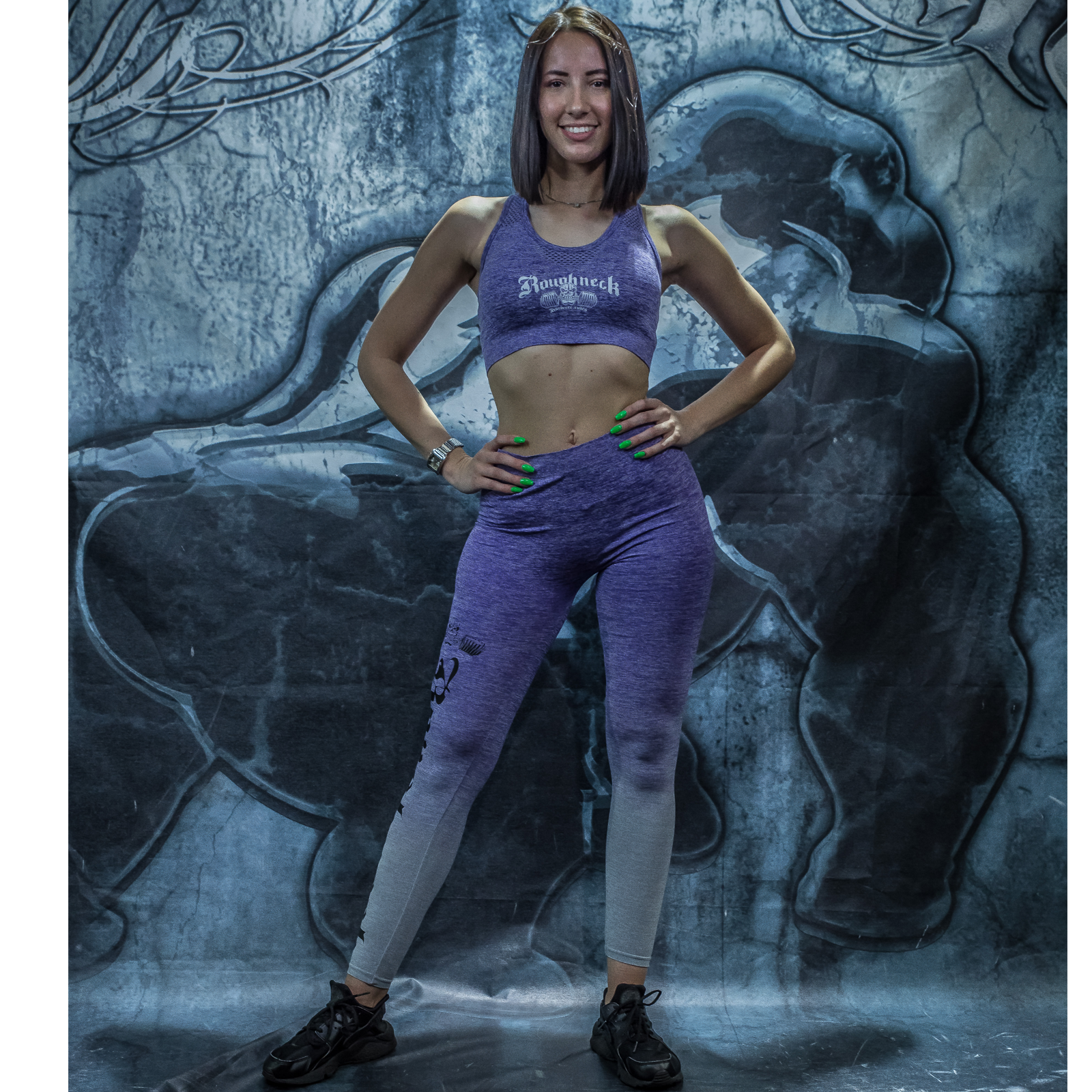 Ladies` Seamless Fade Out Leggings ( MR1 Roughneck )