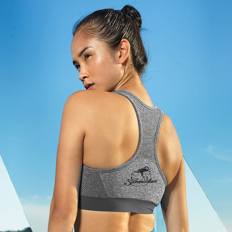 Damen Sport Sculpt Bra ( SR101 Silberrücken Grundmotive )