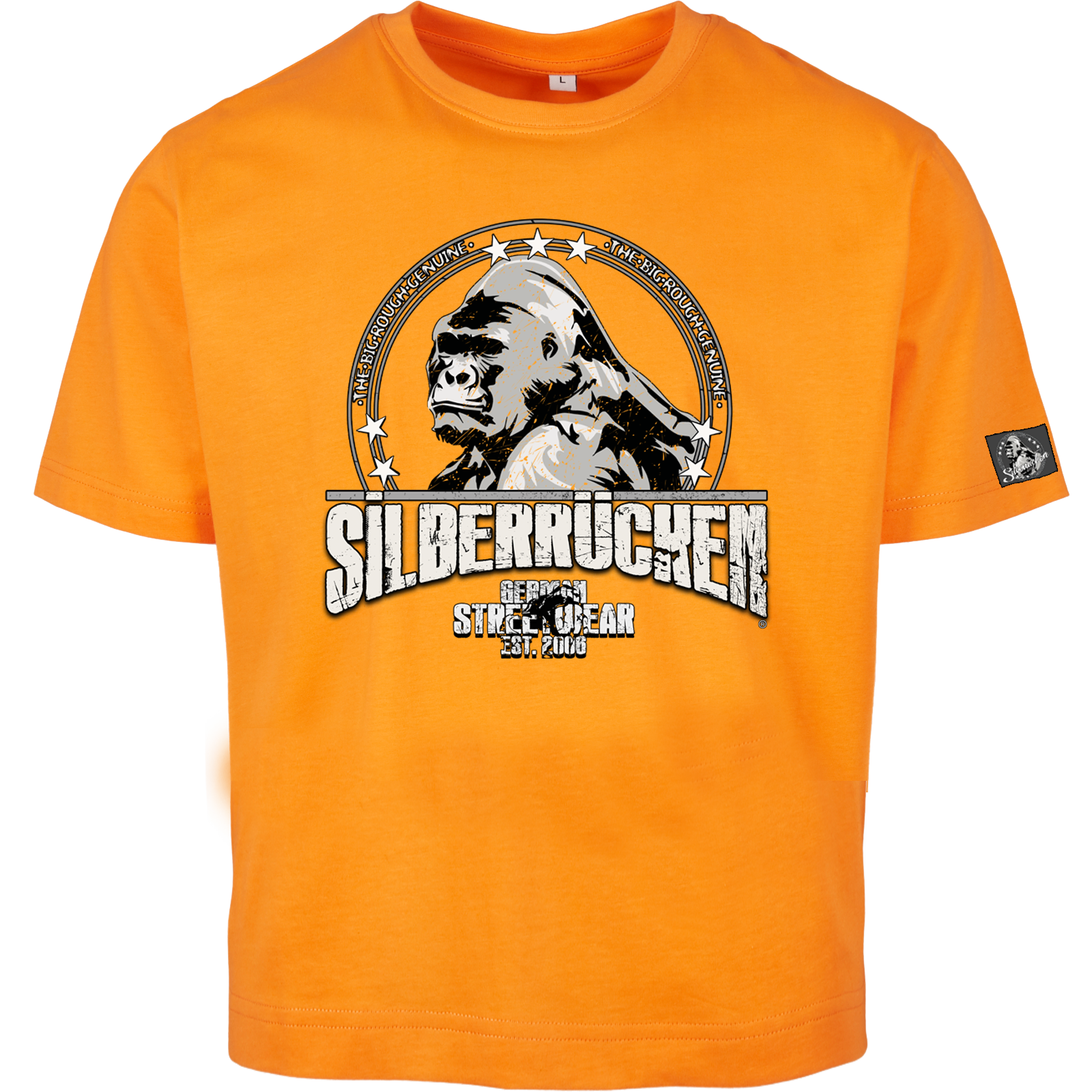 Herren T-Shirt ( Silberrücken SR163 Grundmotiv )