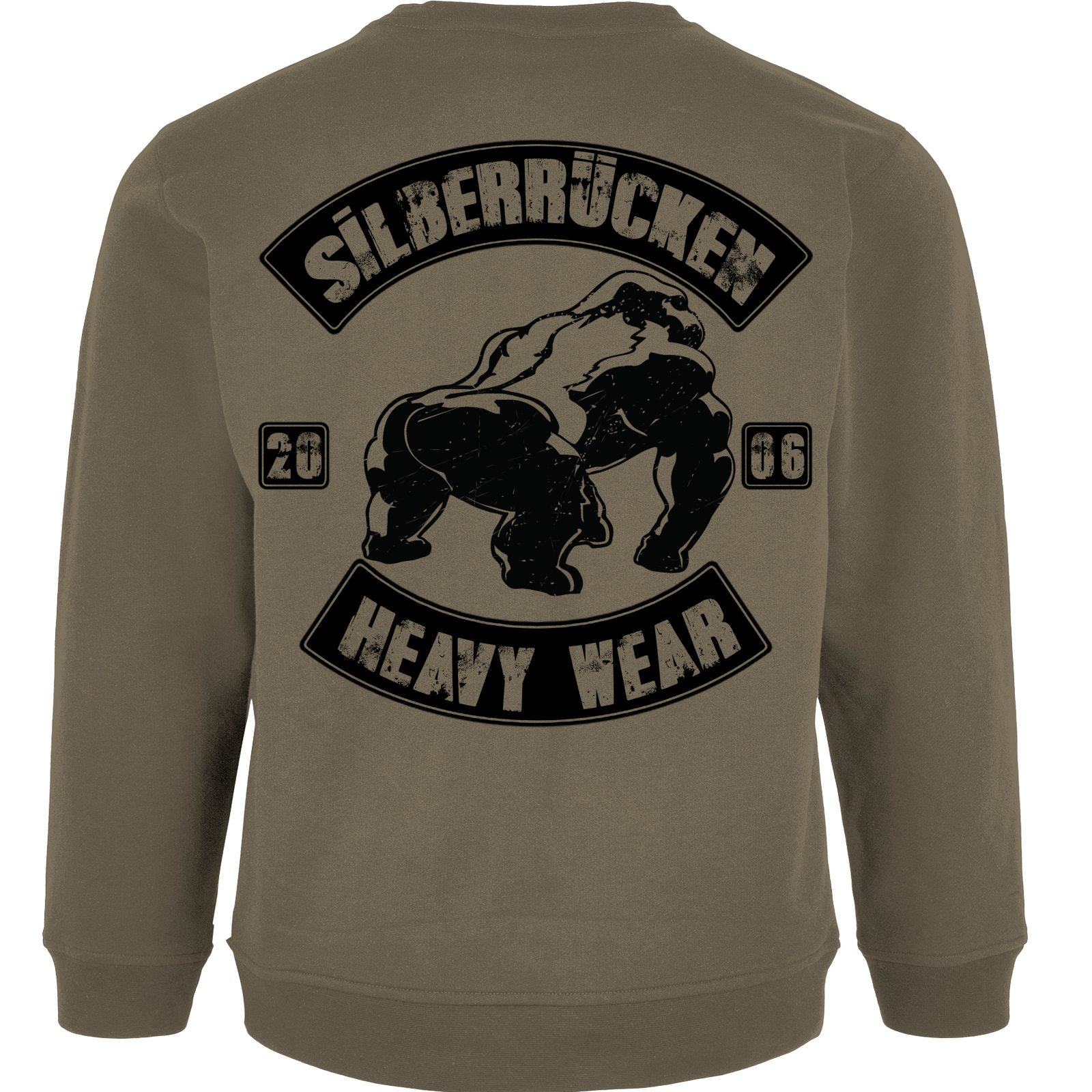 Premium Sweatshirt ( Silberrücken SR2022F Grundmotiv )