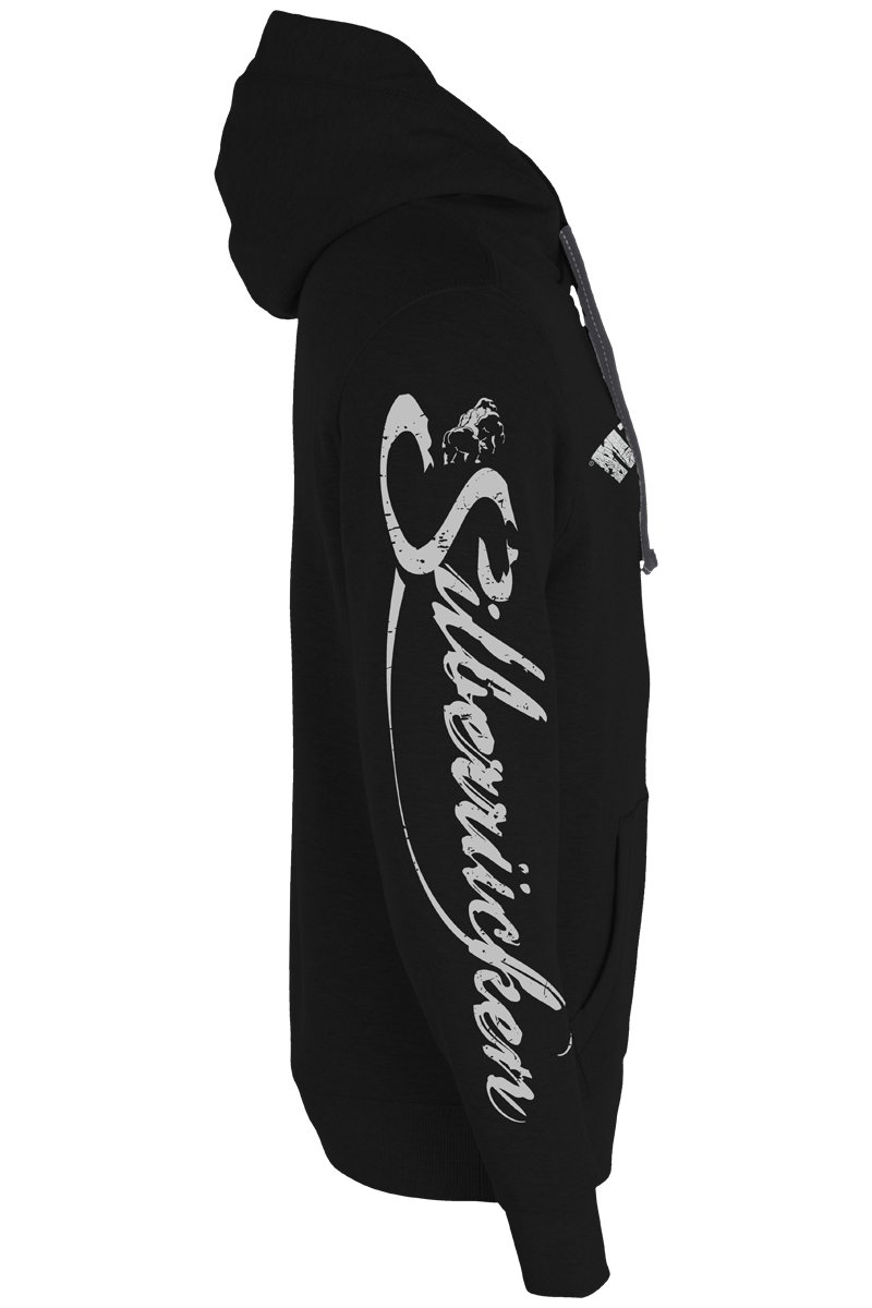 Kapuzenjacke Masterclass Druck ( Silberrücken SR101  )